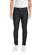 Anbass Men's Elastic Slim Fit Jeans Blue