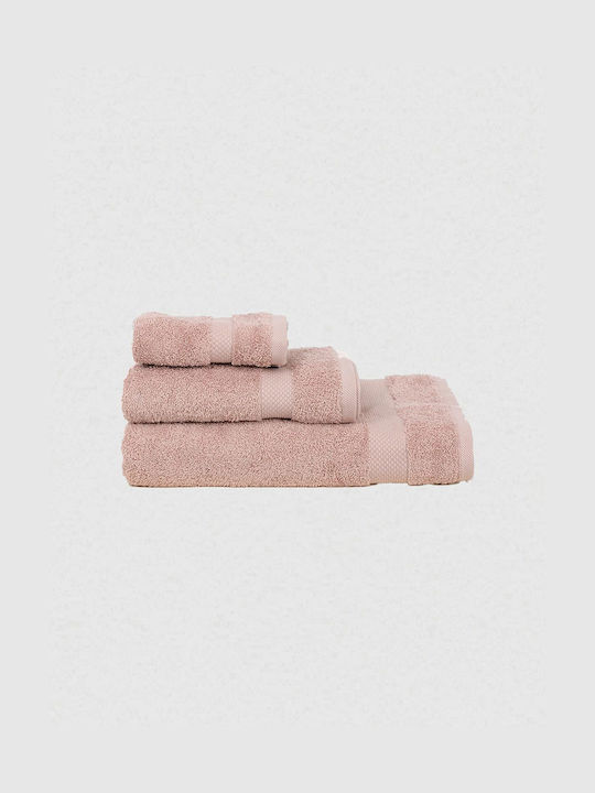 Sunshine Πετσέτα Σώματος 80x150εκ. Misty Rose Βάρους 550gr/m²