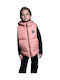 Kids' Casual Jacket Sleeveless with Hood Pink