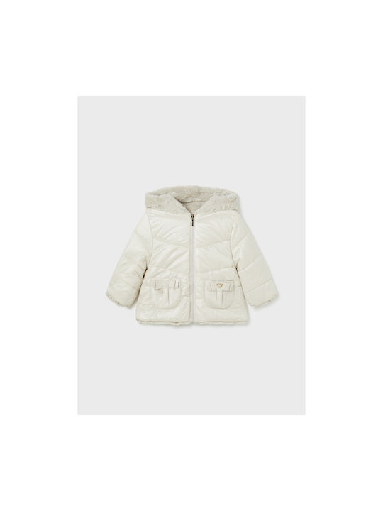 Mayoral Kids Casual Jacket Double Sided White