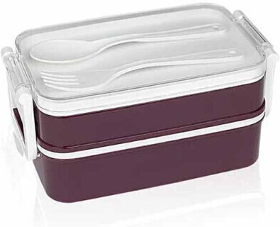 HS Aqua Plastic Lunch Box 375ml