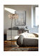 Narisa Floor Lamp H167xW47cm. with Socket for Bulb G9 Rose Gold