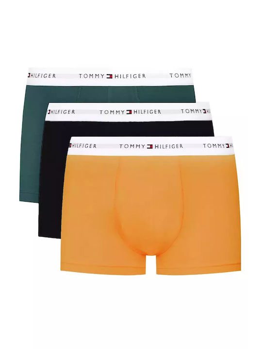 Tommy Hilfiger Men's Boxers Mid Turq/orange Thu...