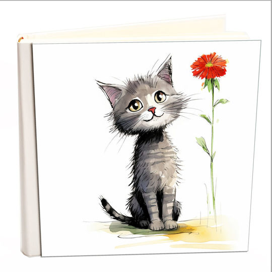 Άλμπουμ My Album Cat 02 Boho Style Ριζόχαρτο 24x24cm Κουτί Άλμπουμ 40 Σελίδες