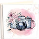 Album Mein Album Kamera Reispapier Album 24x24cm Box Album 40 Seiten