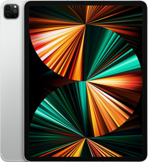 Apple iPad Pro 5th Gen (2021) 12.9" Реновиран таблет с Wi-Fi (8GB/256GB) Клас Сертифициран от Apple Сребрист