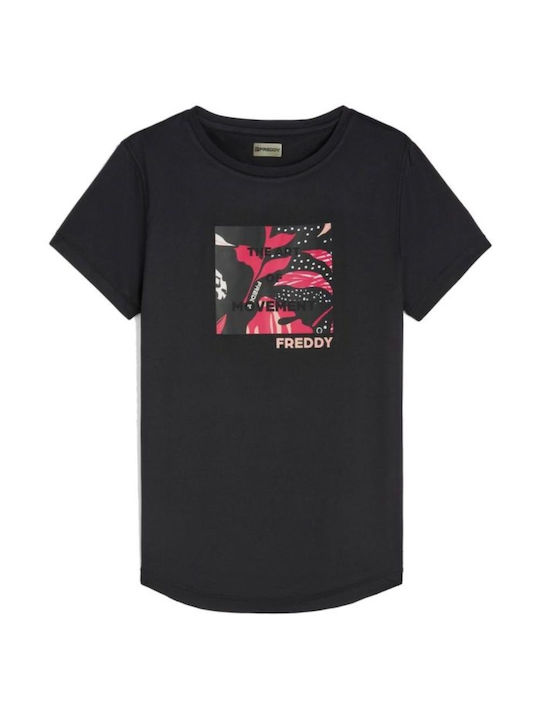 Freddy Femeie Sport Tricou Negru