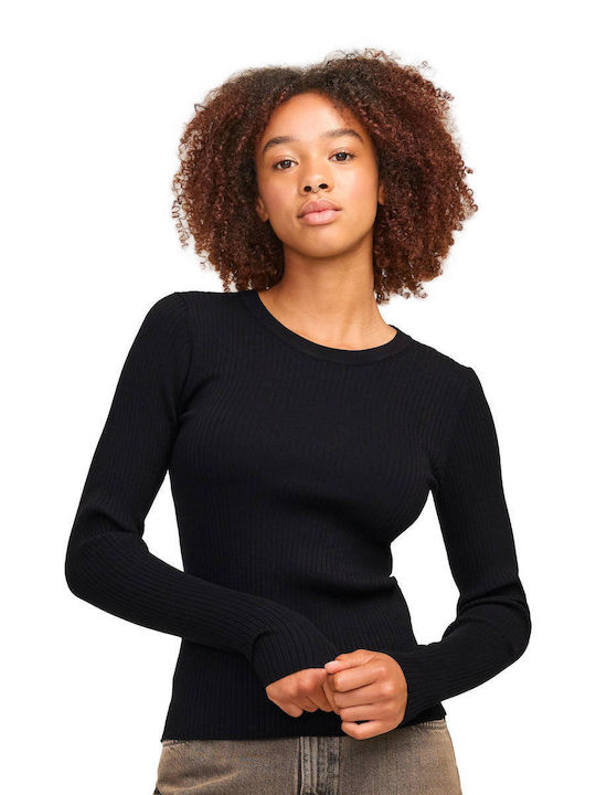 Jack & Jones Women's Long Sleeve Sweater Black