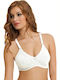 Bra without Padding Underwire White