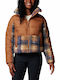 Leadbetter Point Ii Women's Short Lifestyle Jacket for Winter Camel Brown