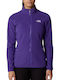 The North Face 100 Glacier Women's Cardigan with Zipper Purple