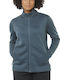 Essential Fleece Γυναικεία Ζακέτα με Φερμουάρ σε Navy Μπλε Χρώμα