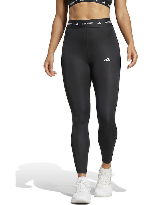 Techfit Training Γυναικείο Cropped Κολάν Σύσφιξης Μαύρο