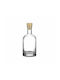 HS Aqua Flasche Wasser Glas mit Korken Transparent 750ml
