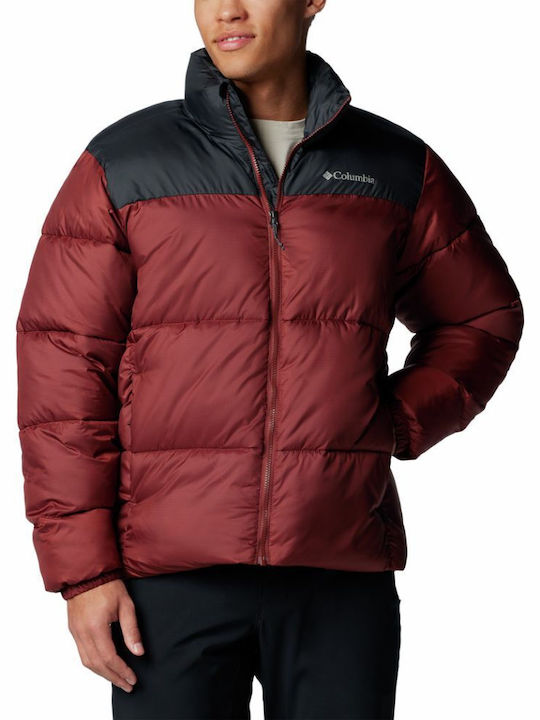 Columbia Winter Jacke Puffer Burgundisch