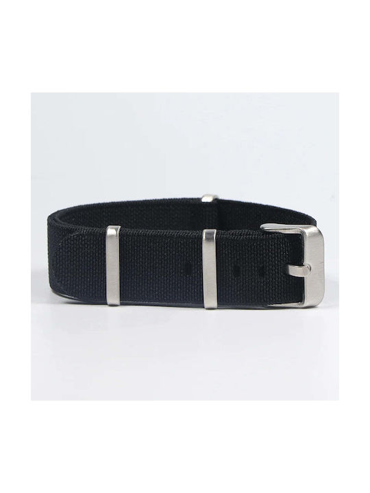 Fabric Strap Nato Black 18mm