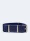 Riemen aus Stoff Nato Blau 18mm