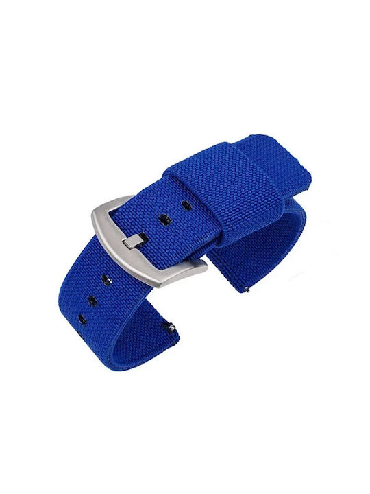 Fabric Strap Blue 22mm