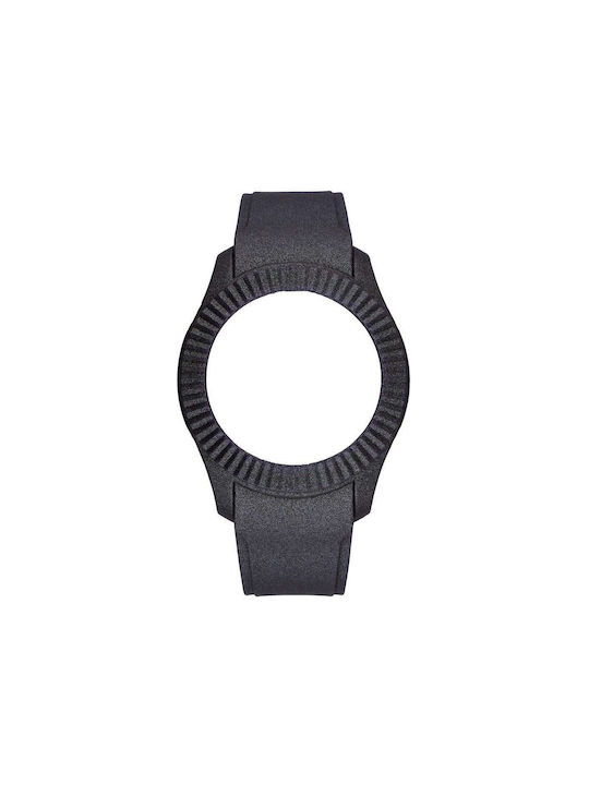 WATX & CO Rubber Strap Black