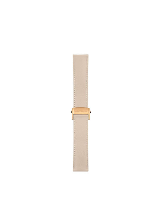 Mont Blanc Rubber Strap Beige