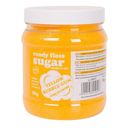 Yellow Cotton Candy Sugar Flavored Bubble Gum 1kg Yellow Cotton Candy Sugar Flavored Bubble Gum 1kg