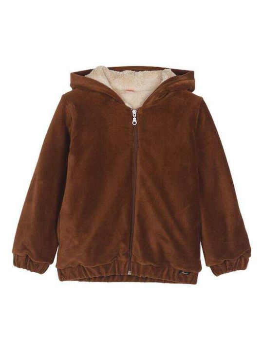 Joyce Kids Cardigan Fur Coffee