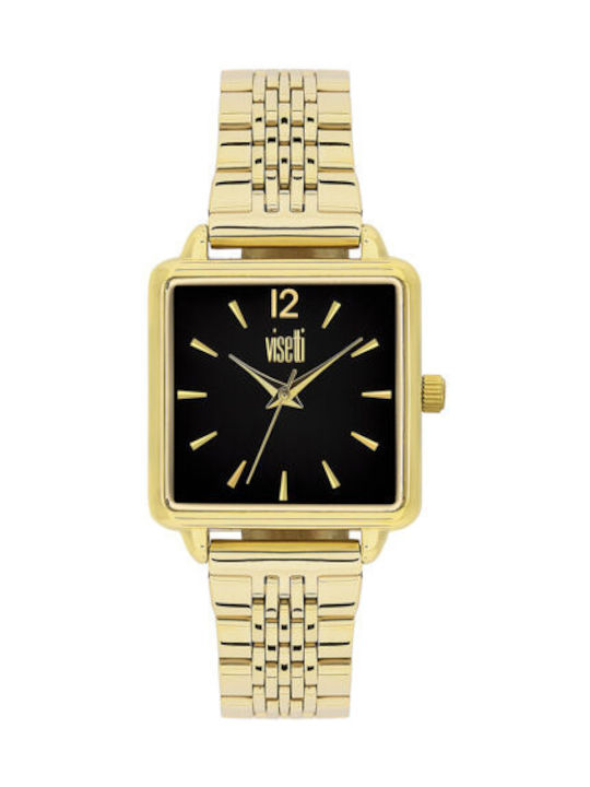 Visetti Watch with Gold Metal Bracelet