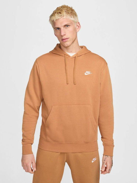 Nike Sportswear Club Sweatshirt mit Kapuze Flax
