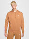 Sportswear Club Sweatshirt With Hood Flax