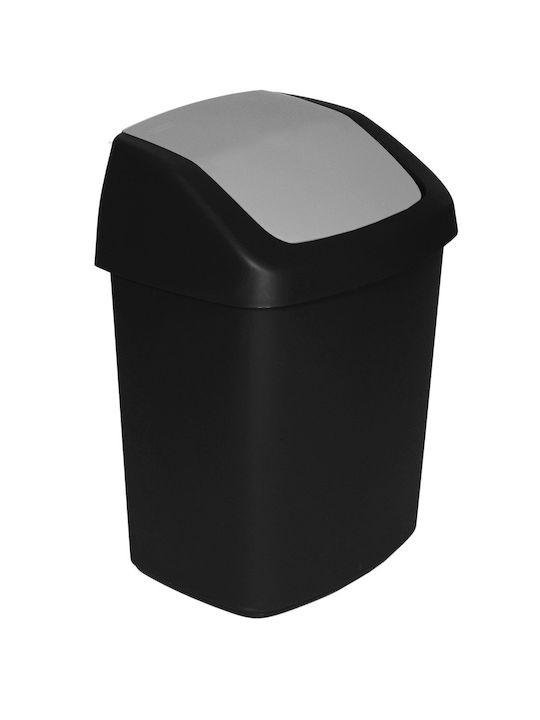 Curver Kunststoff Büromülleimer 15lt Schwarze 24.8x24.8x41.8cm