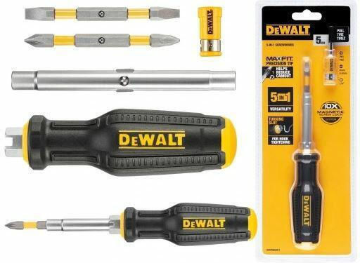 Dewalt Screwdriver with Magnetic Interchangeable Tips