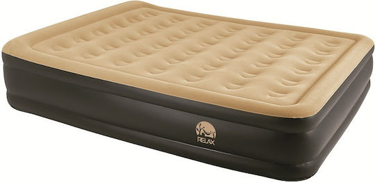 Avenli Inflatable Double Air Mattress with Integrated Electric Pump Jilong High 203x157x47cm