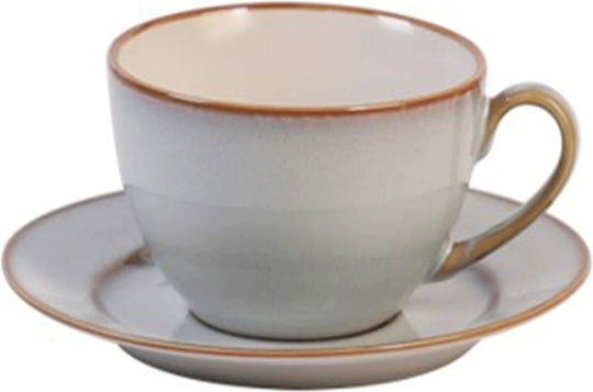 Cryspo Trio Cup Tea Porcelain Beige 230ml