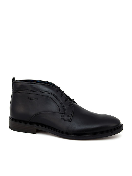 Damiani Leather Black Boots