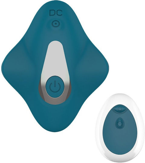 Dream Toys Mini Δονητής για Ζευγάρια με Απομακρυσμένο Έλεγχο 6.6cm Πετρόλ