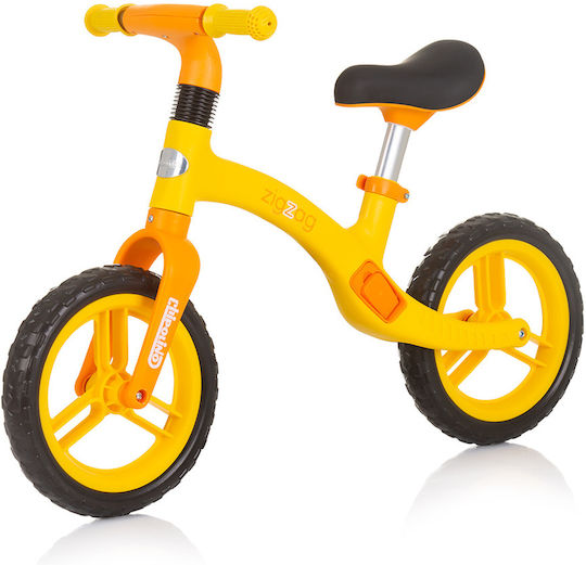 Chipolino Kids Balance Bike Zig Zag Yellow