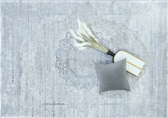 Ezzo Modern Bedroom Rugs Set Grey 12-D076AY9 3pcs