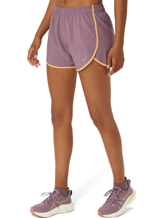 ASICS Icon 4in Γυναικείο Αθλητικό Σορτς Μωβ