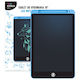 Derform LCD Tableta de scris 10" Albastru
