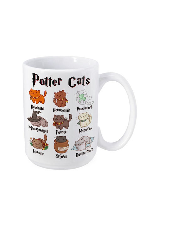 Koupakoupa Potter Cats Cană Ceramică 450ml 1buc