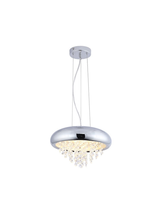 Ravenna Pendant Light LED Silver