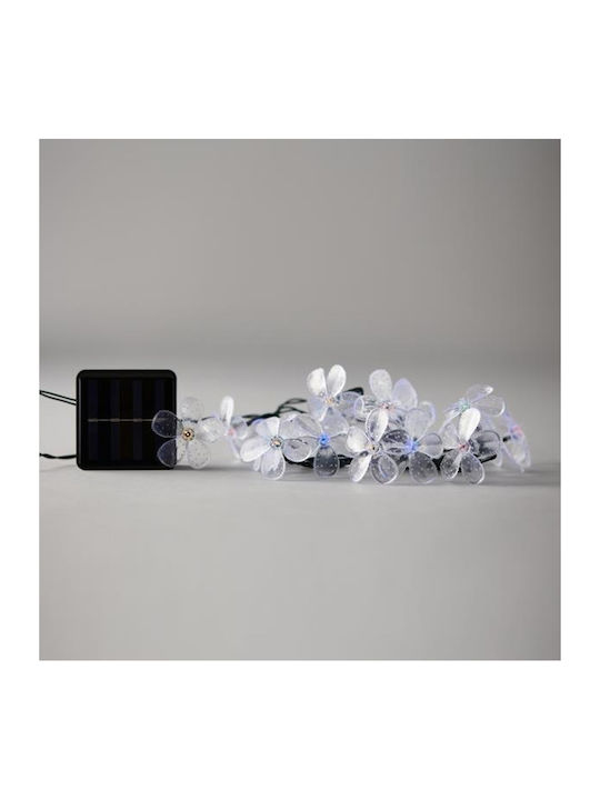 80 Lichterketten LED 1m. Mehrfarbige Solar in Zeichenfolge 1Stück