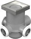 Chudej Plastic Siphon Floor with Size 15x15cm