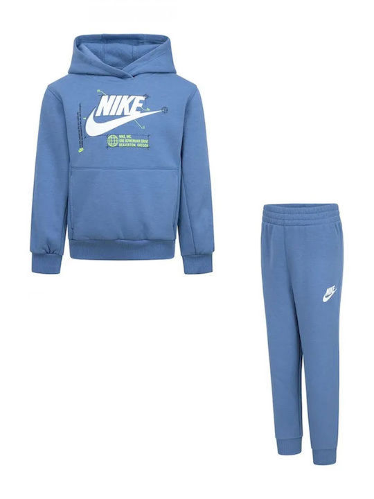 Nike Παιδικό Σετ Φόρμας Μπλε 2τμχ B Nsw