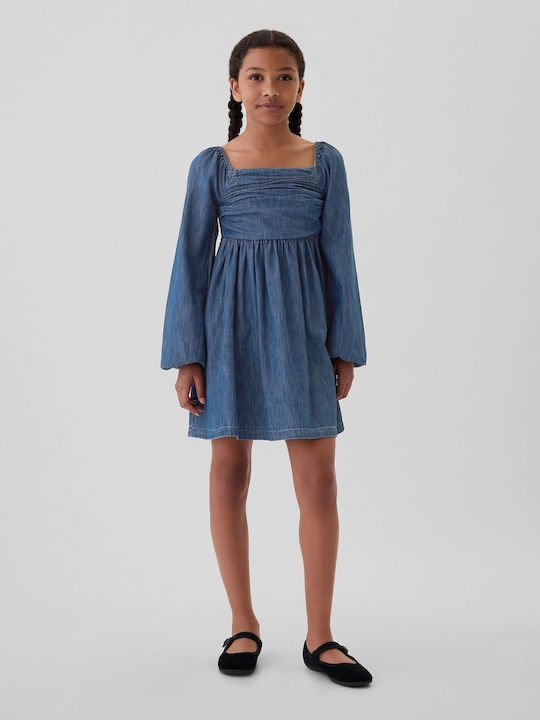 GAP Rochie pentru Copii Gin Dark Wash