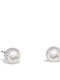 Chrilia Earrings made of White Gold with Stones & Pearls