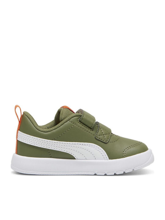 PUMA Courtflex V3 V Inf Παιδικά Sneakers με Σκρ...