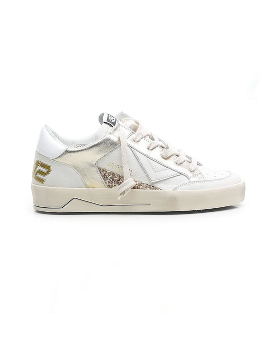 4B12 Kyle Sneakers White Gold