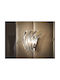 Eloise Leuchte Wand mit Fassung G9 Silber 30cm