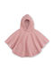 Παιδικό Casual Μπουφάν Κοντό με Κουκούλα Blush Vintage Pink